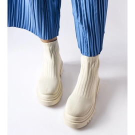 Zapatillas altas Marks beige 1