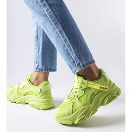 Inna Zapatillas verdes con suela gruesa de Amendola. 1 Inna Zapatillas verdes con suela gruesa de Amendola. 1