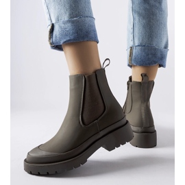 Botas verdes de mujer de Detis. 2