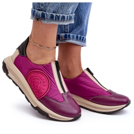 Deportivas Mujer Piel Maciejka 06296-15 Fucsia rosado 11