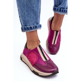 Deportivas Mujer Piel Maciejka 06296-15 Fucsia rosado 8