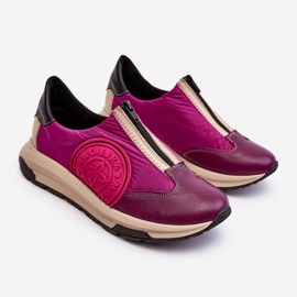 Deportivas Mujer Piel Maciejka 06296-15 Fucsia rosado 4