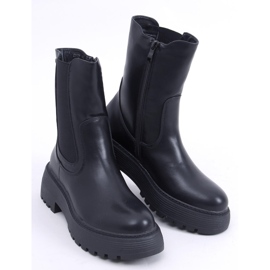 Botines Chelsea altos negros Shaw 1