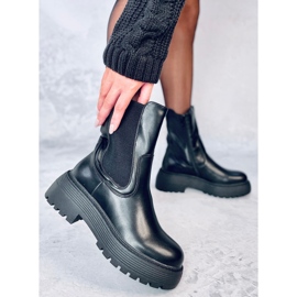 Botines Chelsea altos negros Shaw 4