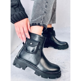 Martel Botines negros con bolsa desmontable 3