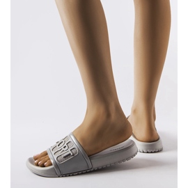 Chanclas goma moiariello gris 2