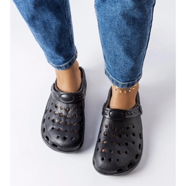 Sandalias sin cordones de espuma negras de Hayes negro 1 Sandalias sin cordones de espuma negras de Hayes negro 1