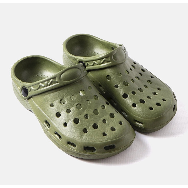 Zapatillas de casa de espuma Slof verde para hombre 1 Zapatillas de casa de espuma Slof verde para hombre 1