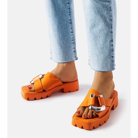 Chanclas Carceri masivas naranjas 1