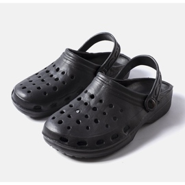 Pantuflas cerradas en espuma negras de Kleist negro 3
