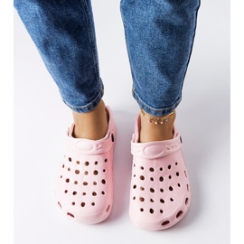 Inna Pantuflas cerradas en foam rosa de Kleist rosado 1 Inna Pantuflas cerradas en foam rosa de Kleist rosado 1