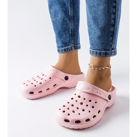 Inna Pantuflas cerradas en foam rosa de Kleist rosado 2
