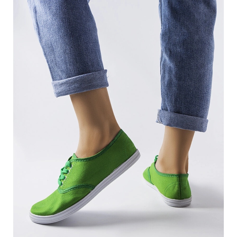 Zapatillas Wang verdes 1 Zapatillas Wang verdes 1