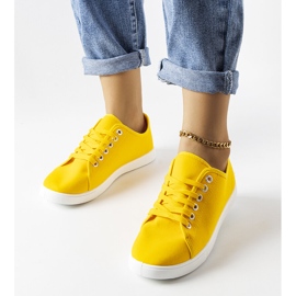 Deportivas de textil amarillas de Sutri amarillo 1