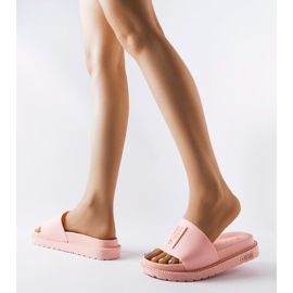 Pantuflas rosa Big Star LL274425 rosado 1