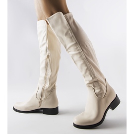 Botas Muijsi ecopiel beige 2