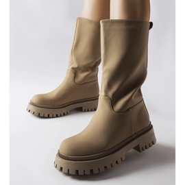 Botas Hollie marrón mate 1