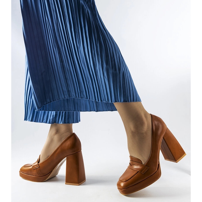 Zapatos de tacón marrones de Inès marrón 1