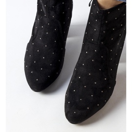 Botines suvi ante negros con pedrería 2 Botines suvi ante negros con pedrería 2