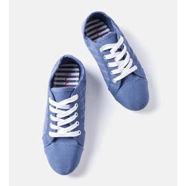 Deportivas infantiles azul rubí 2