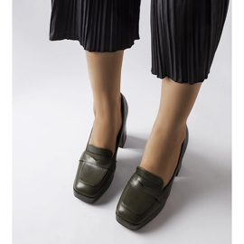 Zapatos de tacón verde oscuro de Inès 1 Zapatos de tacón verde oscuro de Inès 1