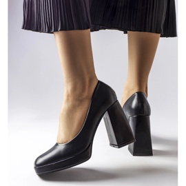 Zapatos negros de tacón alto de Mailly 2