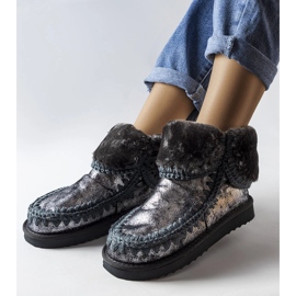 Botas aislantes Eskimo grises metalizadas de Maggi 1