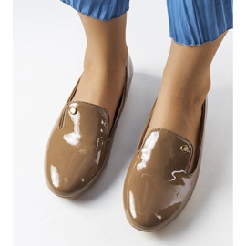 Zapatos charol marrón Lang 1