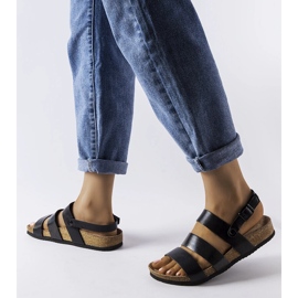 Sandalias negras de corcho de Lee Cooper. negro 1