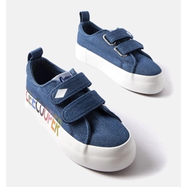 Zapatillas vaqueras Lee Cooper para niños azul 1