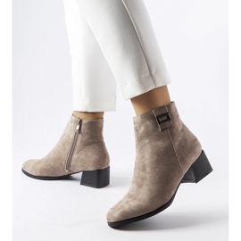 Botines beige de Fletcher MR2130-4 1