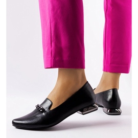 Zapatos planos negros con plantilla de cuero de Lovato Lords 2