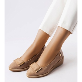 Inna Bailarinas con plantilla de piel de Kajla negro 1