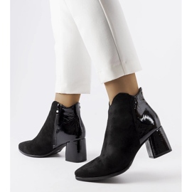 Botas Riia de ante ecológico con aislamiento negro 1