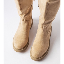 Botas Erin beige ante ecológico 2