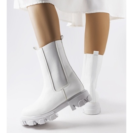Botas trabajadoras blancas Vallejo blanco 1 Botas trabajadoras blancas Vallejo blanco 1