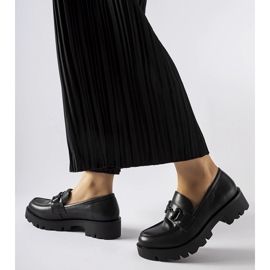Inna Zapatos negros con plantilla de piel de Fauna. 2