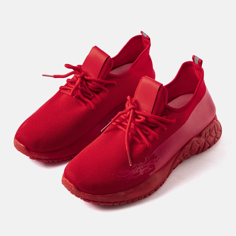 Deportivas rojas hombre sales