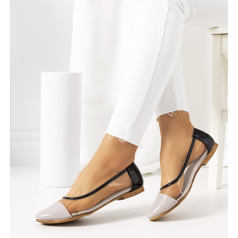 Bailarinas Pastella violeta transparente incoloro negro 1