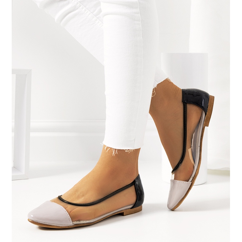 Bailarinas Pastella violeta transparente incoloro negro 2