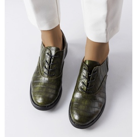 Zapatos brogue verdes 2