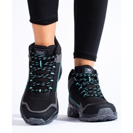 Zapatillas trekking mujer altas DK negro y gris 3