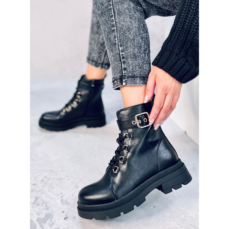 Botas militares Pomona Black negro 2