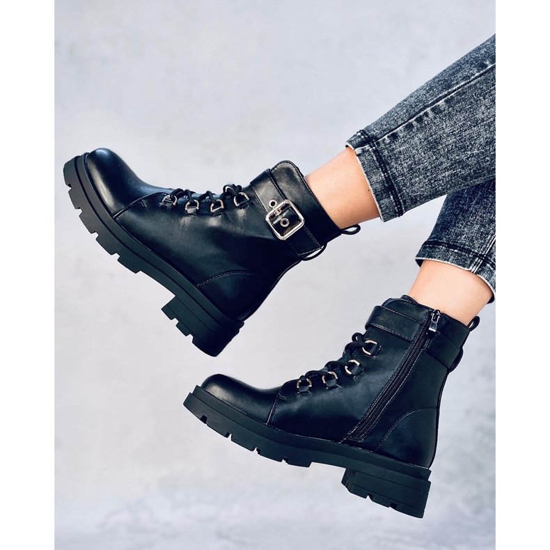 Botas militares Pomona Black negro 1