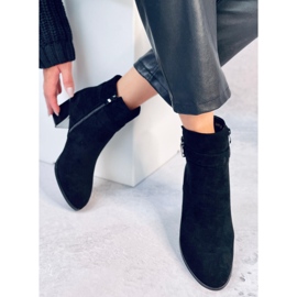 Elegantes botines de tacón Khalia Negro 5