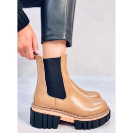 Botines Chelsea Mujer Bella LT.KHAKI beige 4