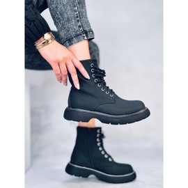 Peddy Botines negros con cordones 2