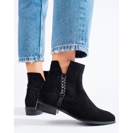 Botas primavera caladas Vinceza negro 3
