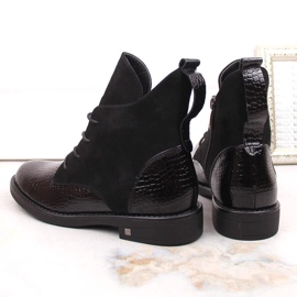 Botas con aislamiento de cocodrilo negro para mujer Potocki 2