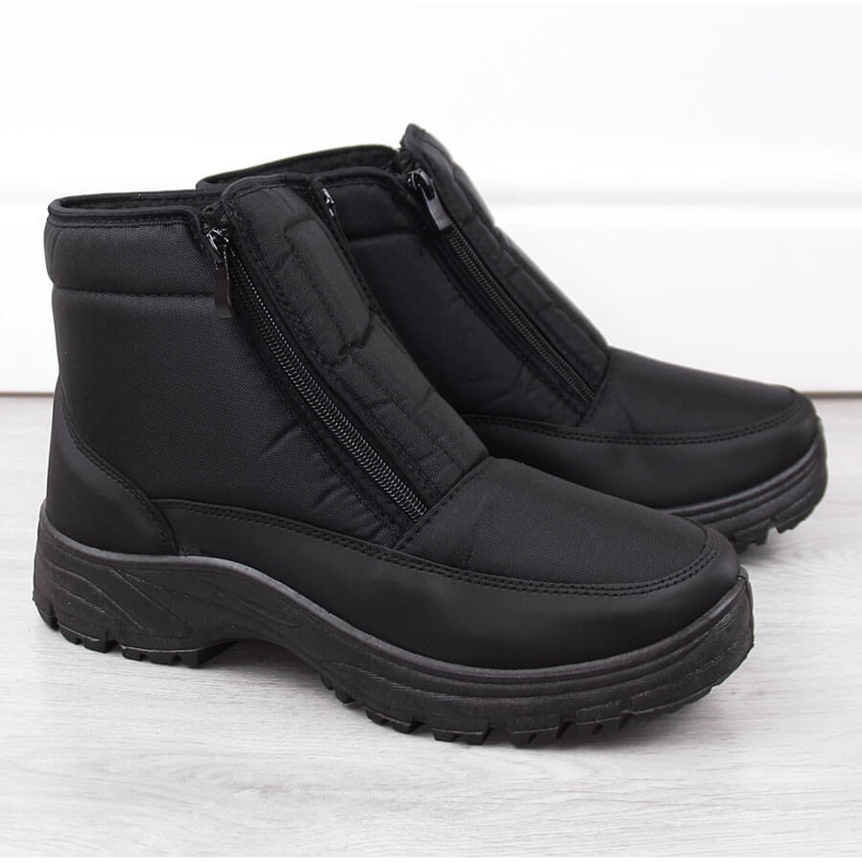 Botas de nieve negras con aislamiento para hombre News 5011 negro 1